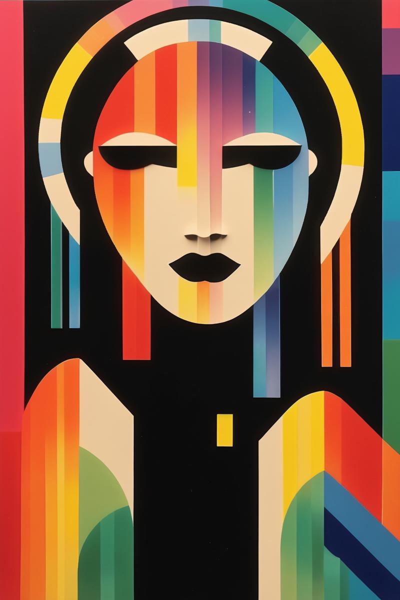 01230-2968581186-_lora_Yaacov Agam Style_1_Yaacov Agam Style - 80s Art Deco. Postmodern 80s decor. Retro. Gemini symbolism. Rainbow and black col.png